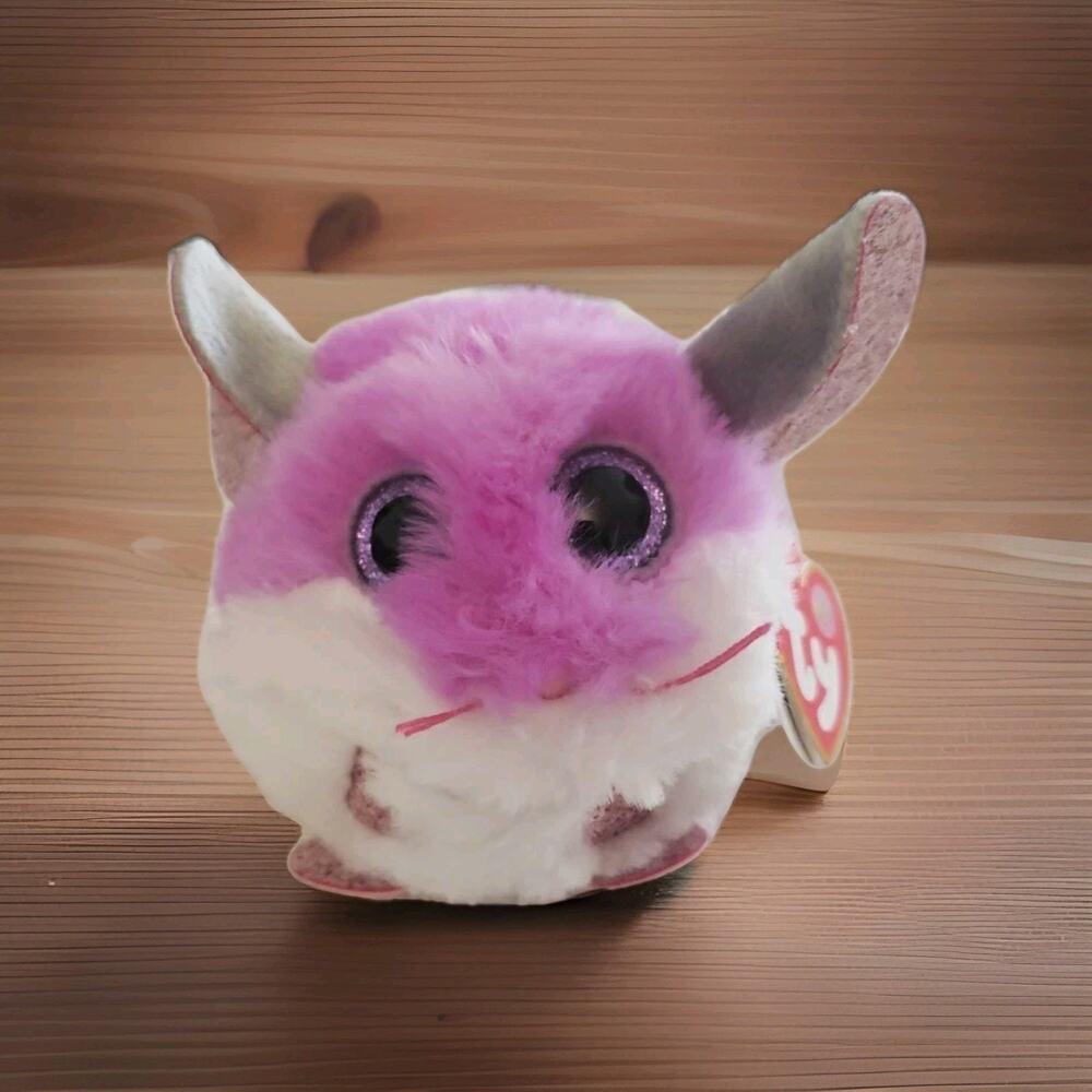 Ty Puffies COLBY the Purple Mouse 3.5" Beanbag Plush Stuffed Toy